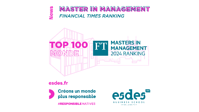 Une troisième année consécutive parmi les meilleurs masters au monde !