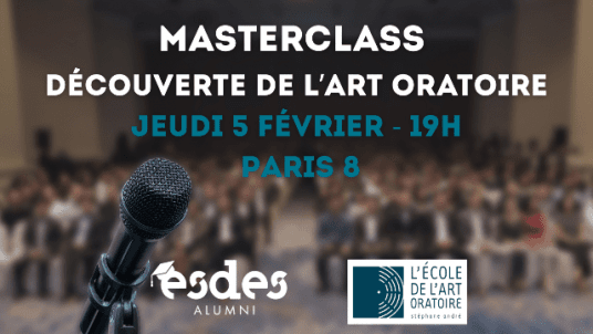 Masterclass Alumni – Découverte de l’Art Oratoire