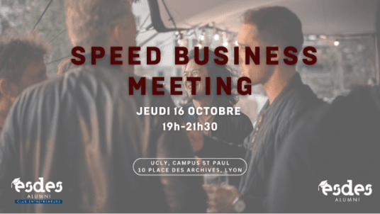  Speed Business Meeting - Club des entrepreneurs - jeudi 16 octobre 